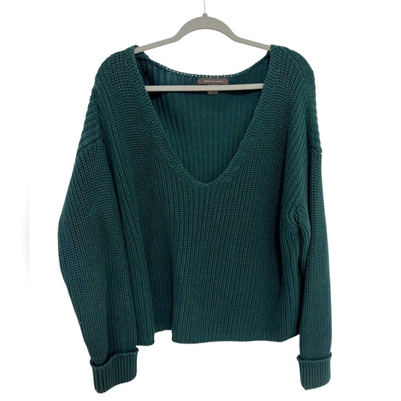 French Connection Millie Mozart V-Neck Sweater (Medium) - Picture 2 of 3